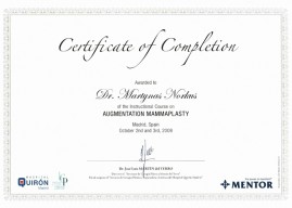 Martynas Norkus- certificate Mentor-1